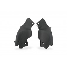 CNC Racing Carbon Fiber Steering Head Covers for the Ducati Streetfighter V2 CNC Racing Carbon Fiber Steering Head Covers for the Ducati Streetfighter V2